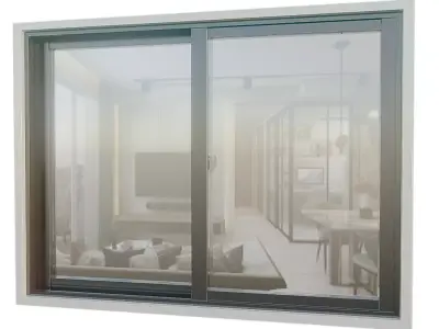window low ploy Free 3D model
