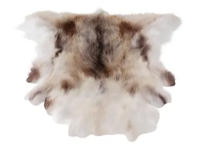 European Rug Cowhide 16 3D model