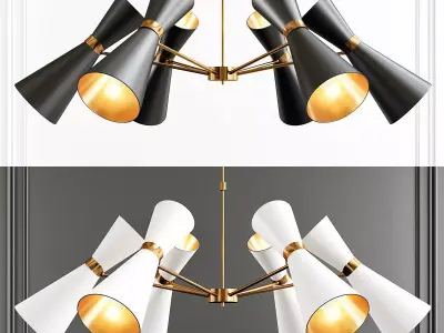 LOFT CONCEPT CAIRO CHANDELIER Low-poly 3D model