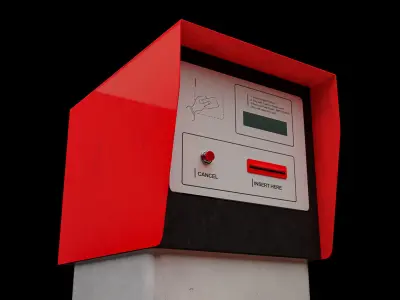 Parking Machine 3D model