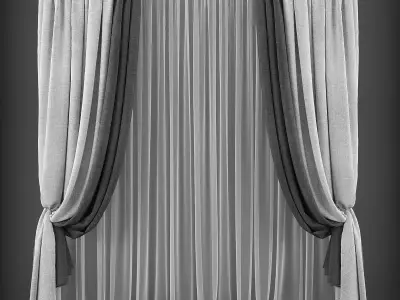 Curtain 3D model 126 3D model