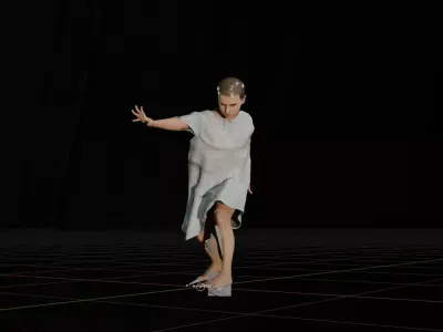 Stranger Things Eleven Season 1 Realistic Character Fully Rigged Low-poly 3D model