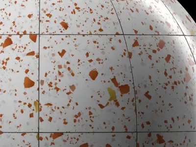 Terrazzo Materials 11- Terrazo Tiling Pbr 4k Seamless Texture