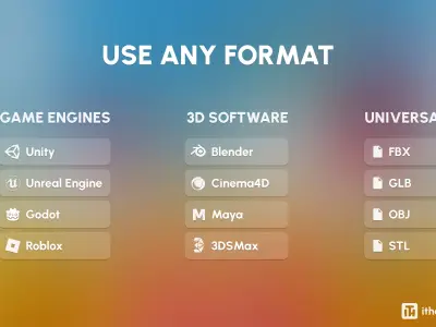 Platformer 7 Constructor Low-poly 3D model
