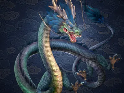 dragon ChineseDragon loong imperial 3D model