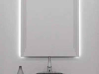 Illuminated Mirror 17 3D model