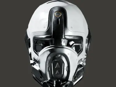 SciFi Helmet ver5 Low-poly 3D model