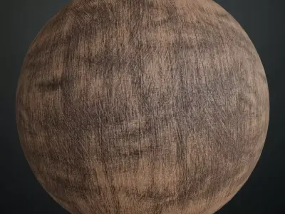 Weathered Mossy Green Wood Planks PBR Seamless Texture