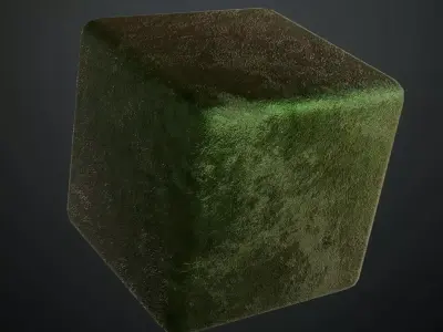 Green Painted Metal PBR Seamless Texture
