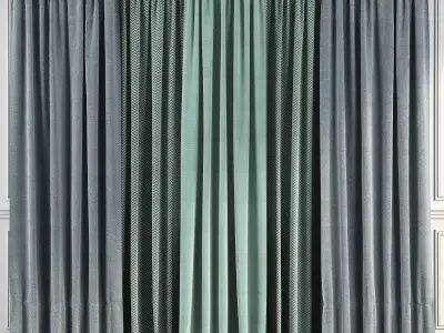 Curtain Set 57 3D model