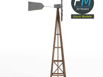 Windmill 3D model buy