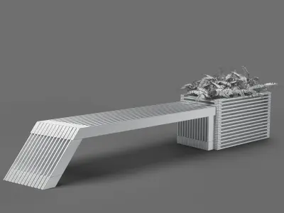 bench602 350 3D model