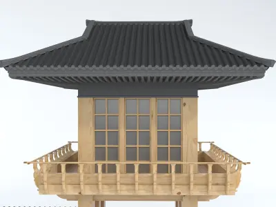 TRADITIONAL PIECES - GATE 3D model