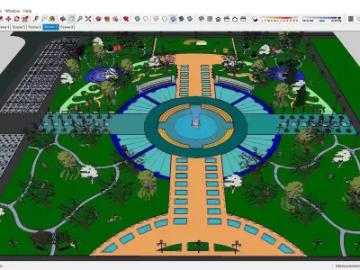 Sketchup Plaza 198 3D model