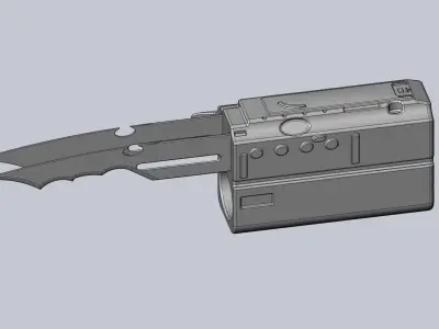 Predator Wrist Blade Weapon Model 3D print model
