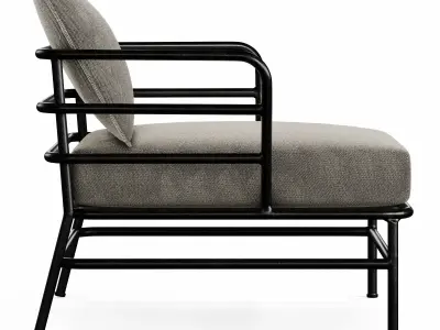 MARELUZ armchair Low-poly 3D model