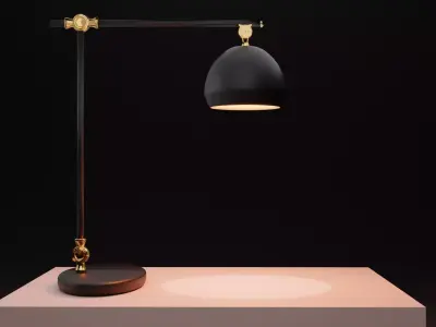 Bed Side Lamp 3D model