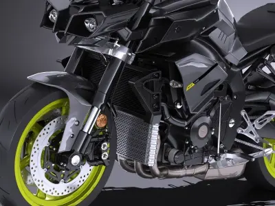 Yamaha MT-10 2016 Bike 3D model