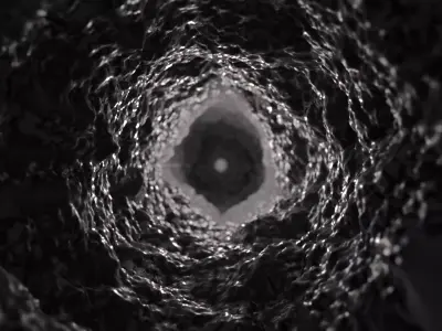 sci fi Abstract dark scary black Blender Eevee 3D model