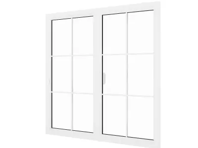 White Window 11 3D model