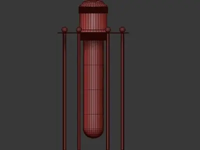 Hanging  lamp LOFT HOUSE P-126 3D model