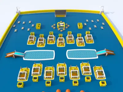 Ferias or vocations 3D model