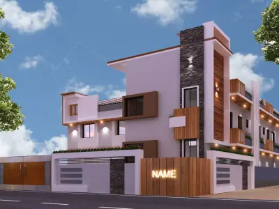 exterior design 3D model buy