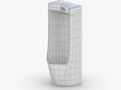 1623 - Urinal Low-poly 3D model