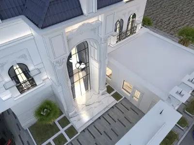 NEW CLASSIC VILLA 3D model