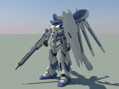 gundam rx 93 Hi Nu ver ka 3D model