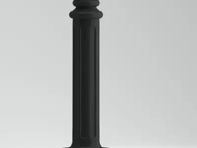 Lamp 135 street park 3D model