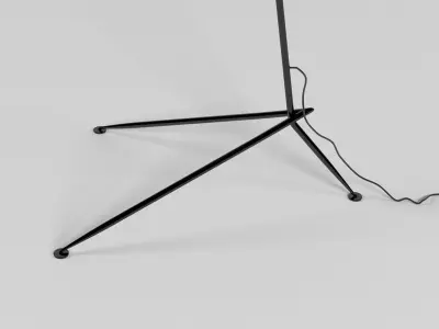 Serge Mouille Lampadaire 3D model