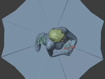 JILL RETRIBUTION FROM RESIDENT EVIL 3 REMAKE 3D print model