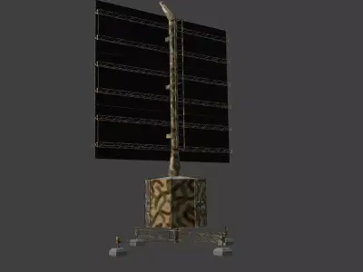 Freya german radar Wald camo 3D model