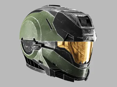 Halo Master Chief Helmet 3D model
