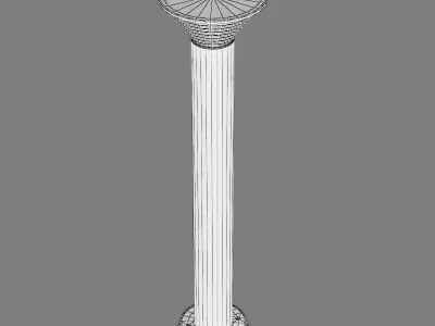 379947 Piatto Lightstar LED street lamp 3D model