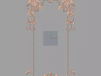 Artcam Aspire 3D relief models STL Files used for CNC E630 3D model