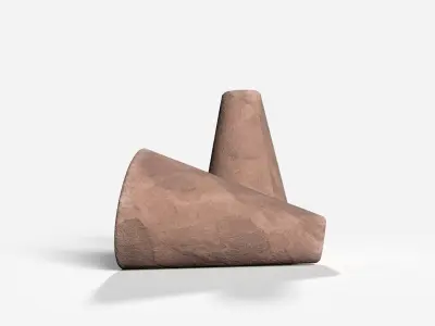 Piloncillo cone Low-poly 3D model
