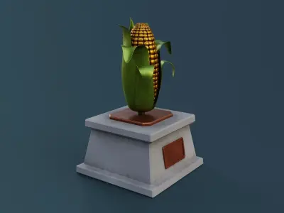 Corn Monument 3D model
