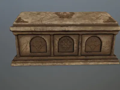 tomb 1 Low-poly 3D model
