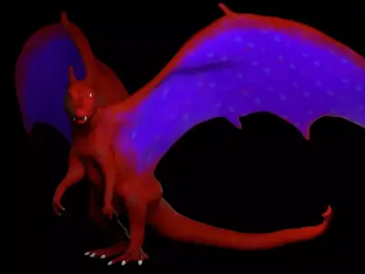 POKEMON CHARIZARD  Low-poly 3D model