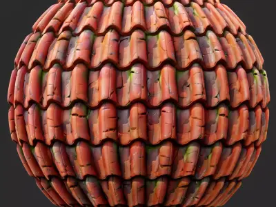 Stylized Roof Seamless Texture Texture