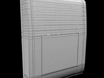 Wireless alarm beacon 3D model