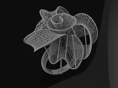 42 NEW FLOWER RINGS  Luxury HIGHT QUALITY JEWELRY ring  3D print model