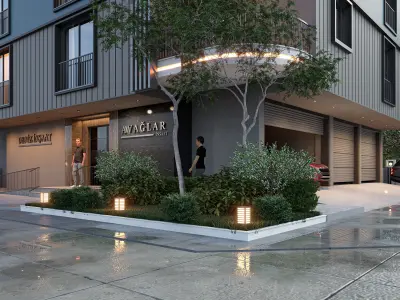 Simple apartment project 3D model