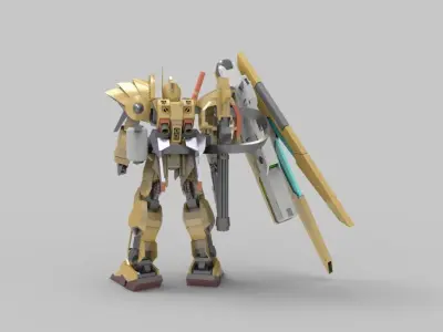 Hyaku Shiki Wing Attack 3D model