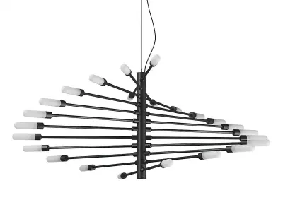 733247 Ragno Lightstar Pendant chandelier 3D model