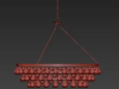 Bling Large Chandelier by Robert Abbey 3D model