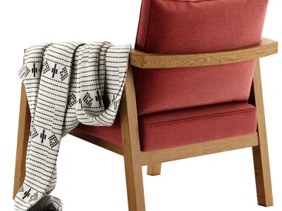 SVELTE T Easy Chair By PARLA 3D model