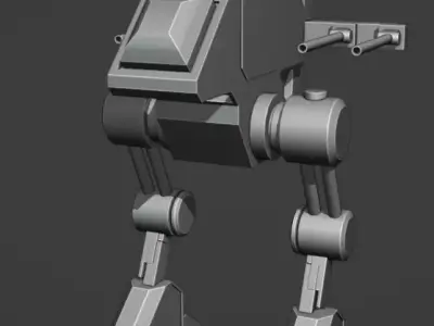 Robo-droid model 3D model